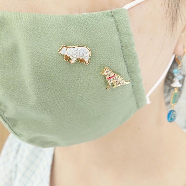 マスクにはさんでつけるだけ