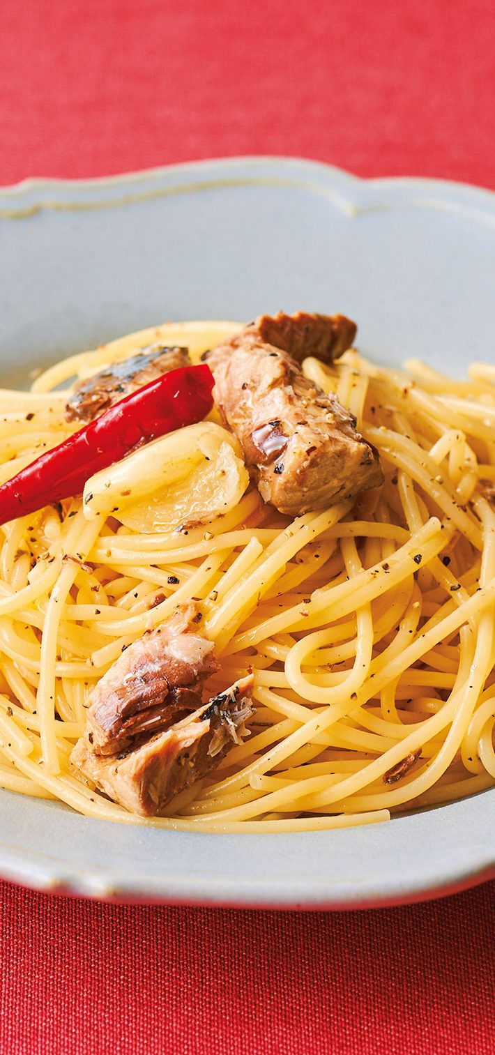 業務スーパー・サバチョビパスタ