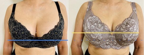 バストをしっかり引き上げてくれるフルカップ