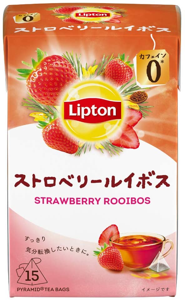 ホット飲料　リプトン『ストロベリールイボスティーバッグ』