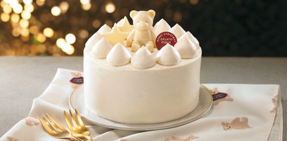 gelato pique ホワイトクリスマス ベアの紅茶ケーキ4号(画像:セブン-イレブン公式サイトより)