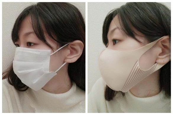 小顔シルエットマスク