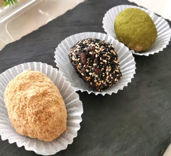 豆腐とオートミールのおはぎ