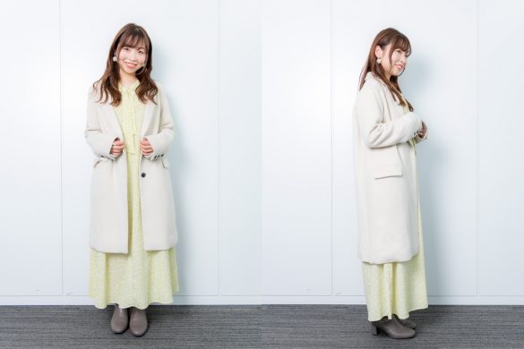 アウターはダウン系ならショート丈。ウールのコートなら長め