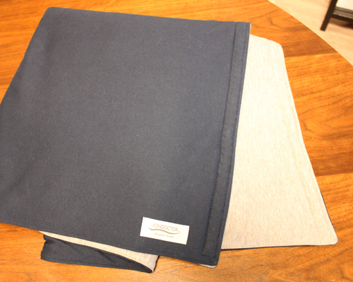 多機能ブランケットRE（ネイビー／裏グレー）