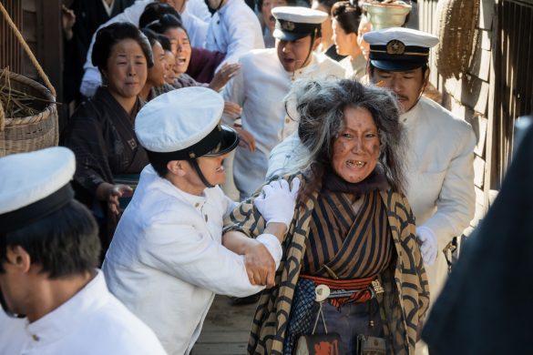 幼少期に見た魚売りのばあちゃんをモデルにした