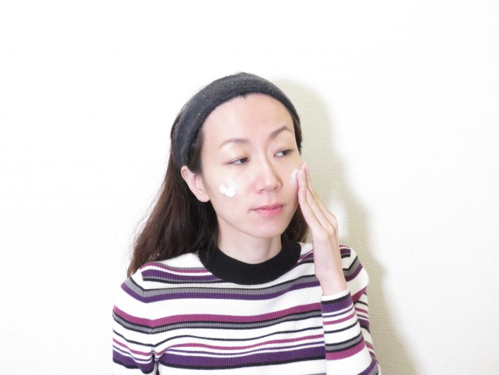 朝用乳液は、化粧下地のような使い心地