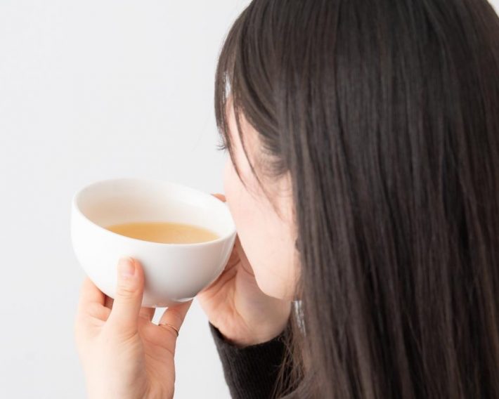 あらごしジンジャー　お湯割り