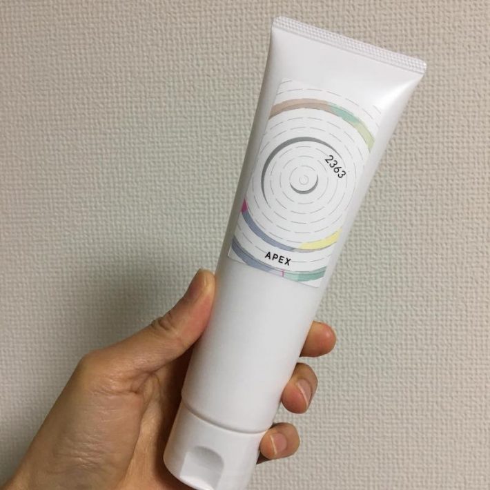 肌診断の結果で私に勧められた、アペックスの洗顔料です