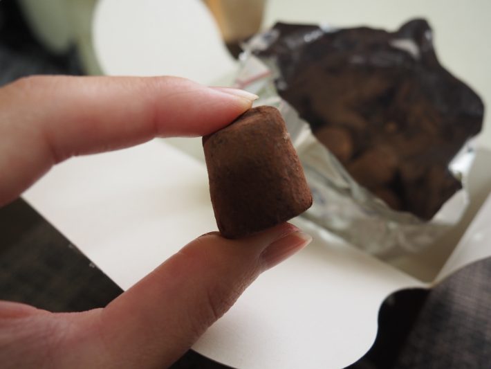 自分の口の中の体温でちょうどよくとろける