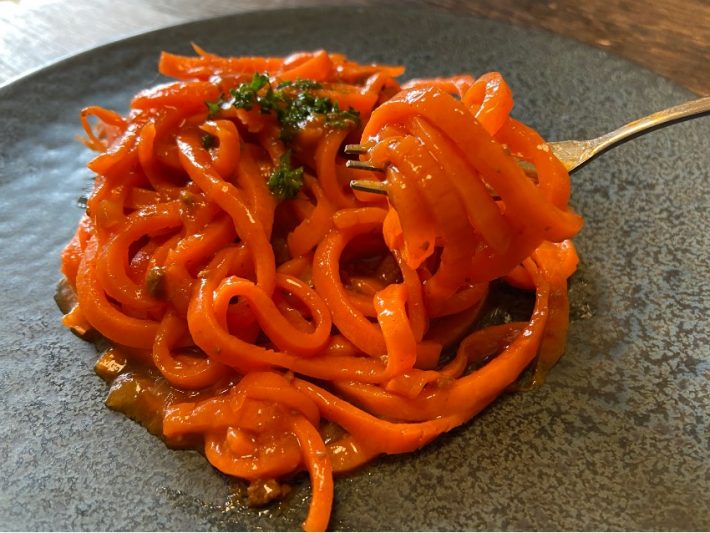 “パスタを食べてる”感じがする