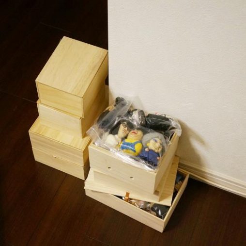 作品は飾らずに保管しているそう