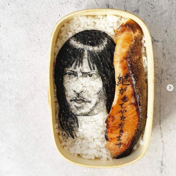 リアルすぎて食欲減退?!人物弁当を発見