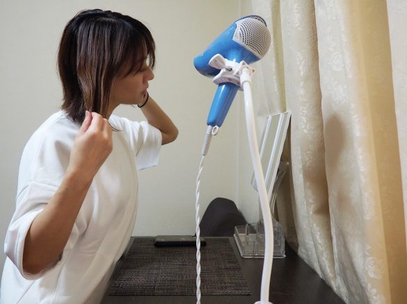 自分が動いて微調整、ただ腕は本当にラク!