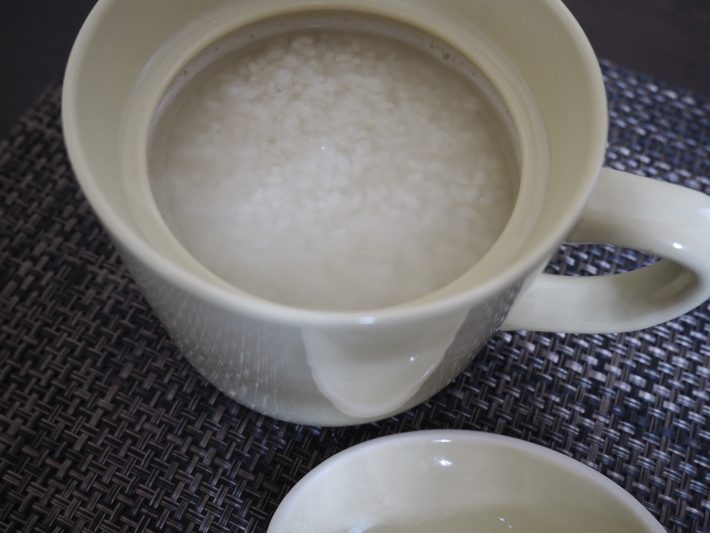 マグのギリギリのラインにまで達します