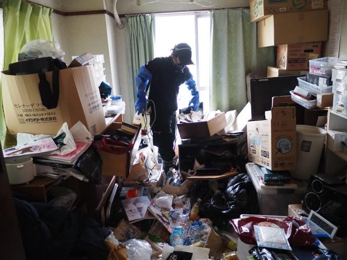 特殊清掃の様子