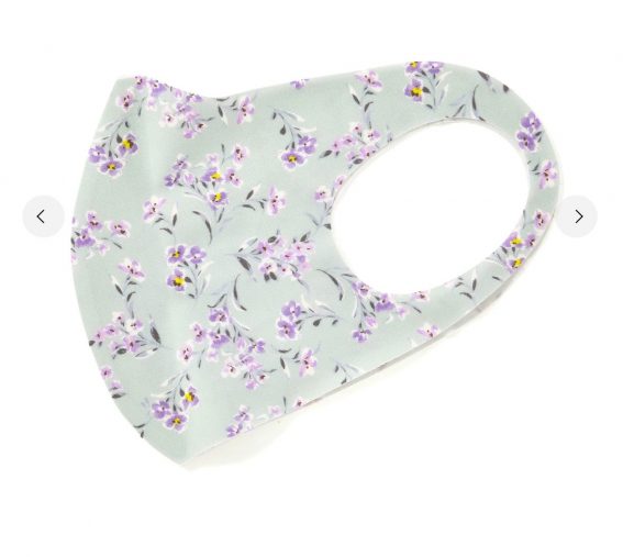 Franc franc シームレスマスク フラワーMライトブルー(780円)/サイズ 約13.5×22cm