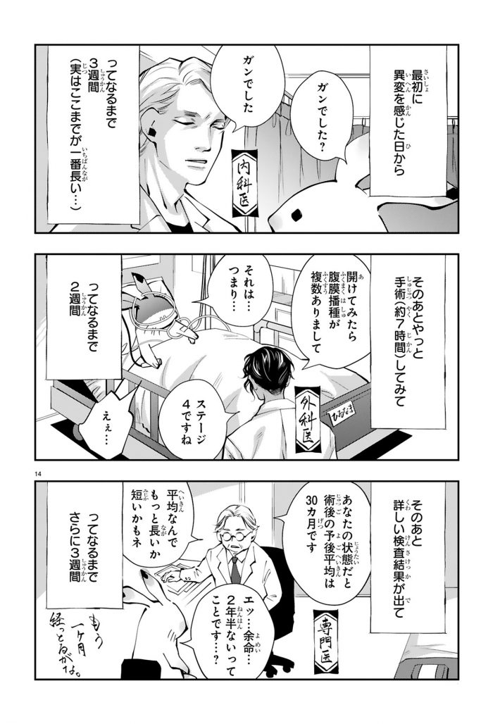 『末期ガンでも元気です 38歳エロ漫画家、大腸がんになる』13