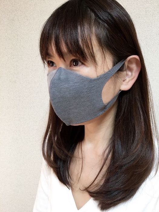 バイラスマスクつけたところ横