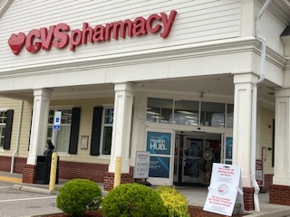 ワクチン接種会場のドラッグストアチェーン「CVS」店舗