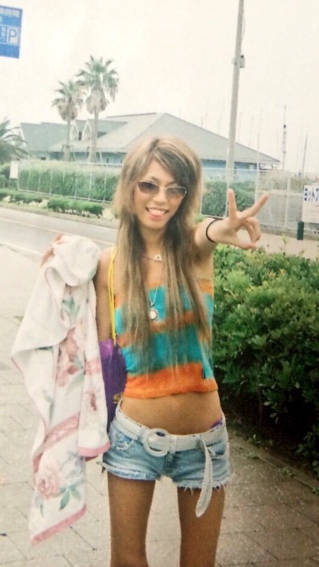 ガングロギャル時代の紺野さん（当時17歳）