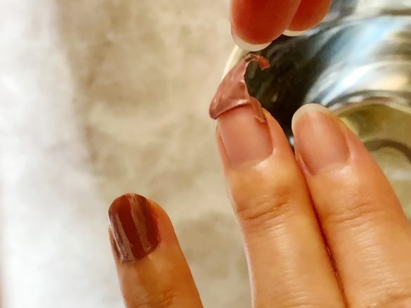 ペロンと気持ちよくはがすことができました