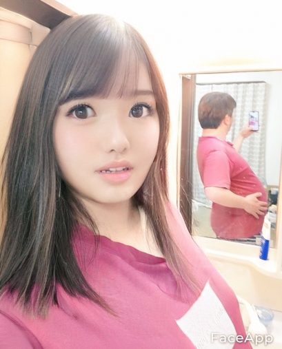 噂の美女、正体は50代の加工おじさん