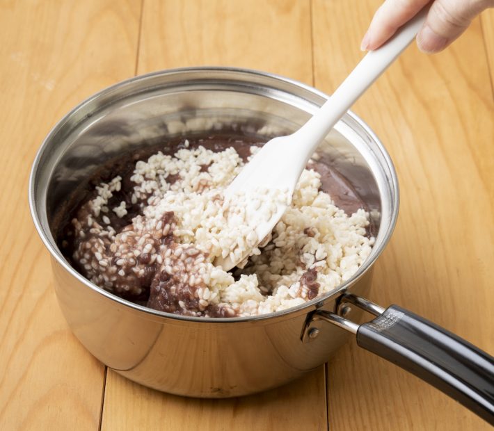 アズキを発酵させる