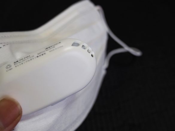 送風口からは、微風がそよそよと感じられます