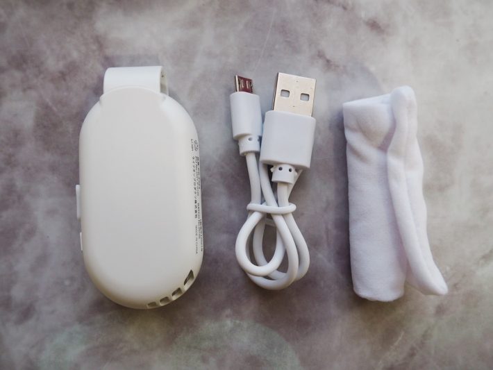 「マスクエアーファン」は充電式