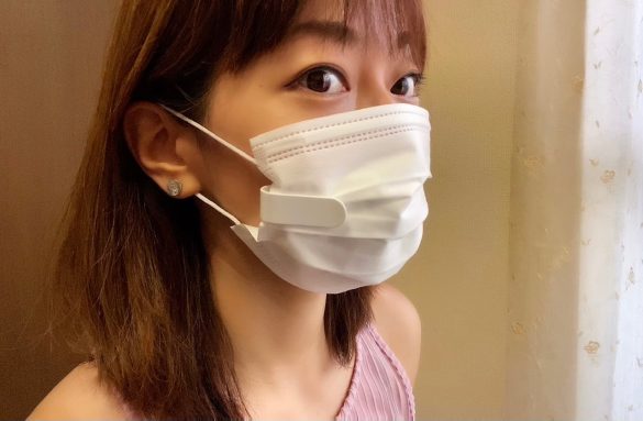 横から見てもうまく隠れています