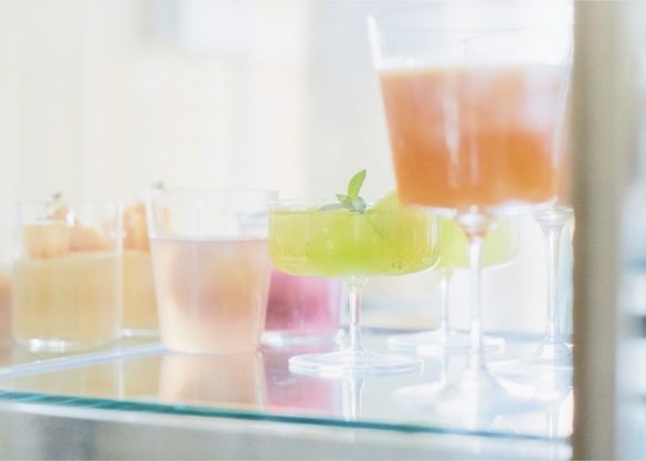 やわらか、とろける~「メロンゼリー」「マンゴープリン」の作り方