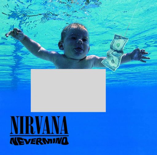 アルバム『ネヴァーマインド』のジャケット写真 (※画像を一部編集しています)