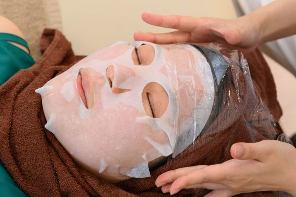 鎮静パックで、薬剤がお肌の深部にじわーっと