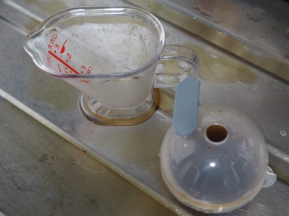 コーヒーをぶちまけた