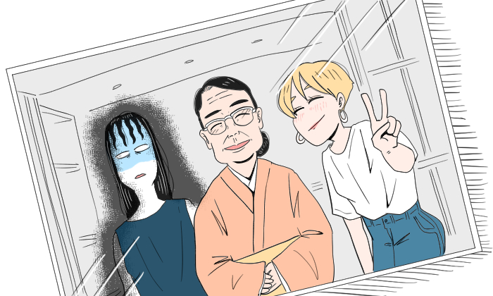 写真に写った友人の顔色に違和感