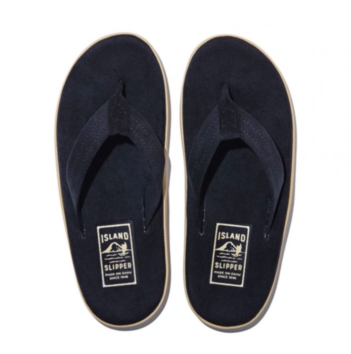 〈ISLAND SLIPPER〉PTU202U / BLACK ULTRA-SUEDE (W)