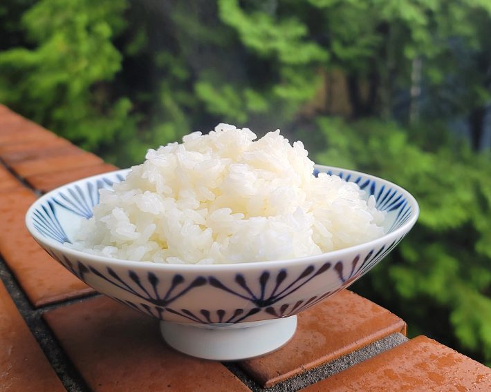 美味しい新米をめしあがれ