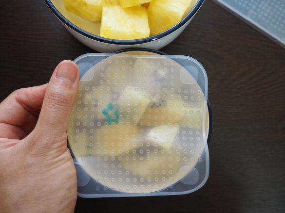 サイズが小さかったのか器にシリコンラップがくっつかず。