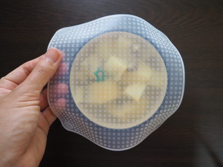 中サイズのシリコンラップに変えてみることに。