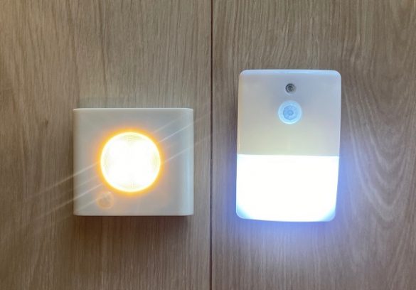 ダイソーとIKEAのセンサーライト比較