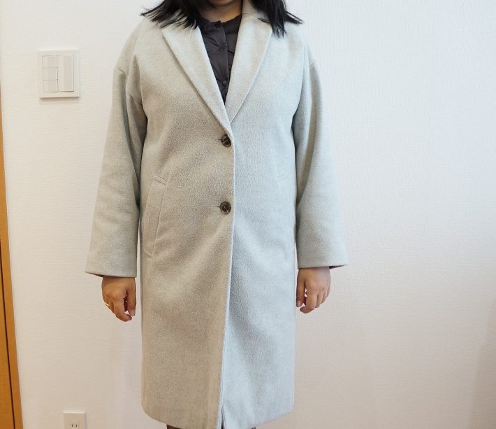 ゆったりとしたコートと合わせるといいかも