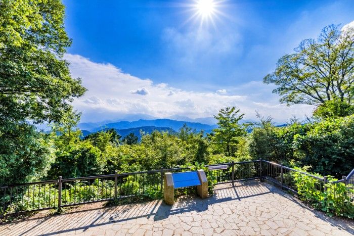 登山　アウトドア　山頂