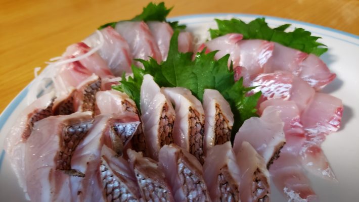 白身魚の代表格・タイの刺身