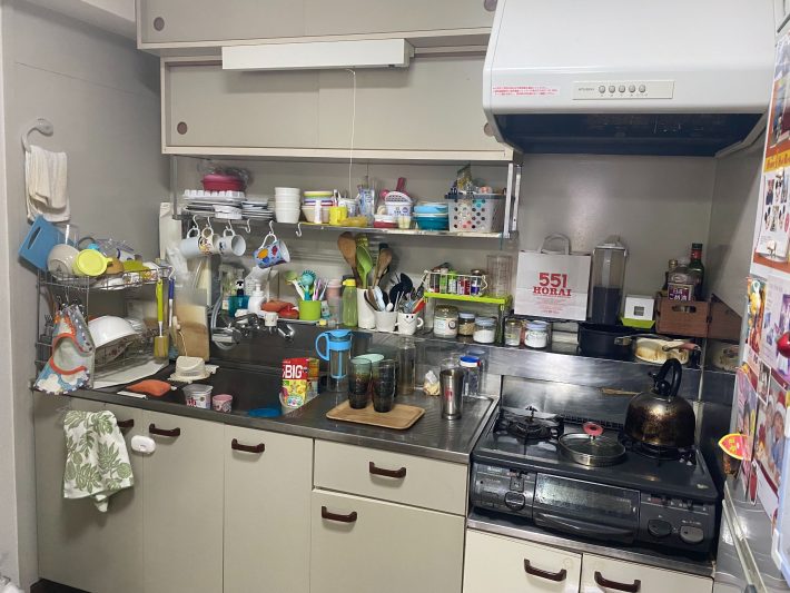 ×冷蔵庫の家族写真