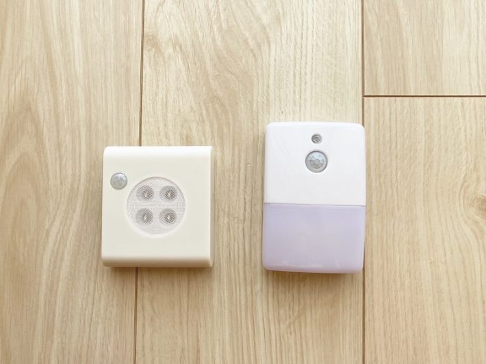 ダイソーとIKEAのセンサーライト比較