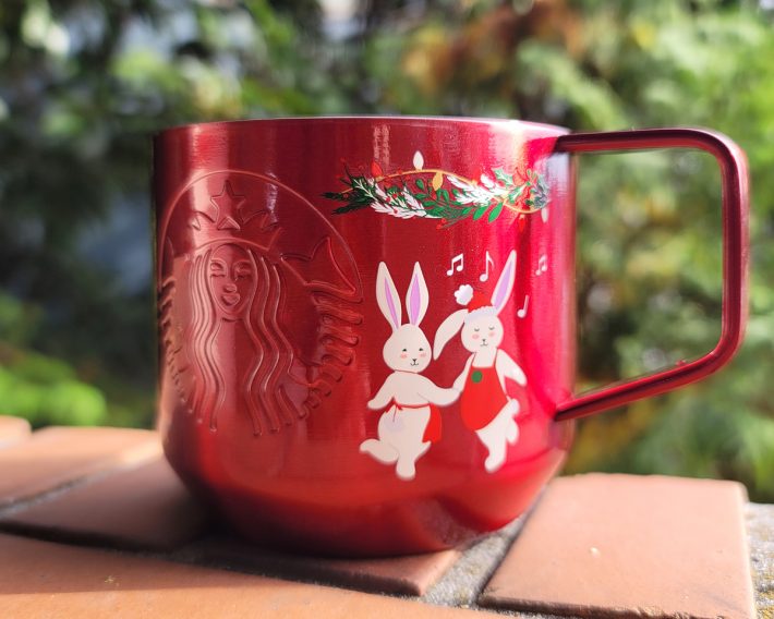 ホリデー2021ステンレスマグダンシングラビット340ml 2970円