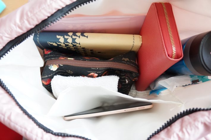 容量たっぷり。バッグ自体は軽い