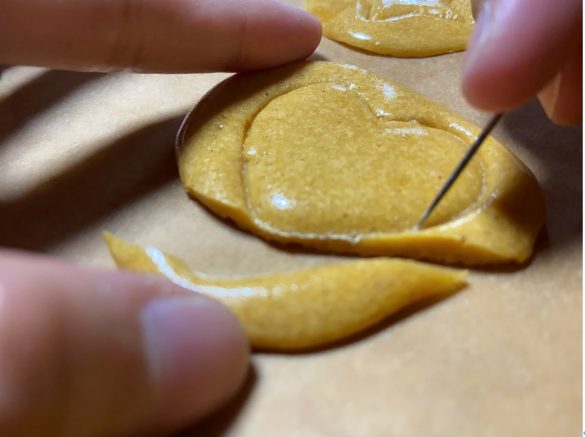 ハートは簡単でした