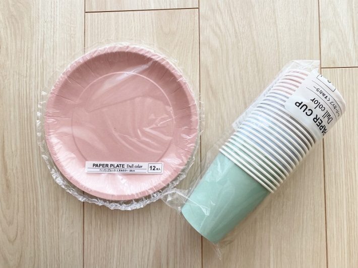 100均くすみカラーアイテム